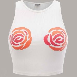 Floral Print Tank Top